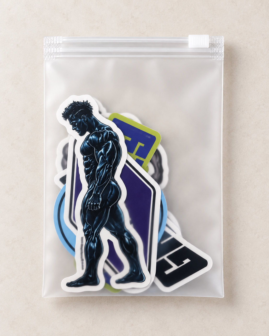 GRIMEY 6-Piece Sticker Pack