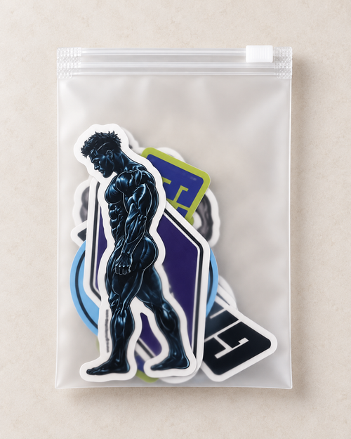 GRIMEY 6-Piece Sticker Pack